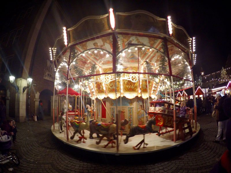 Merry go round carousel